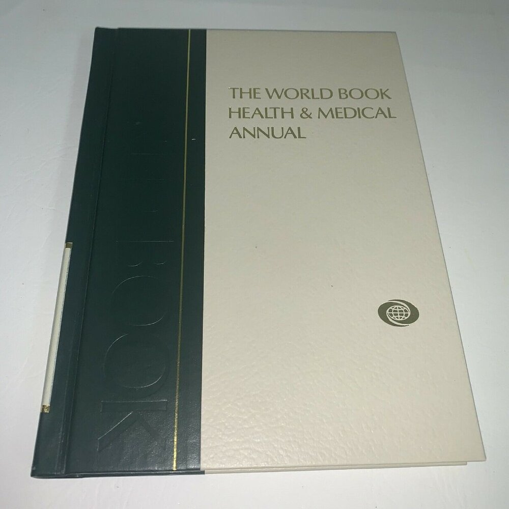 Vintage The World Book Annual Health & Medicine 1991 Hardcover Used